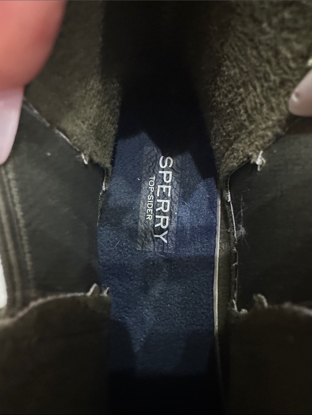 Sperry Torrent Chelsea Waterproof Rain Boots Olive Green Rubber Ankle Platform 7 - Picture 8 of 8
